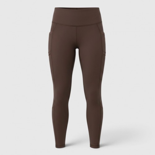 Καφέ High-Waist Cargo Leggings – Utility Style / Pre-Owned